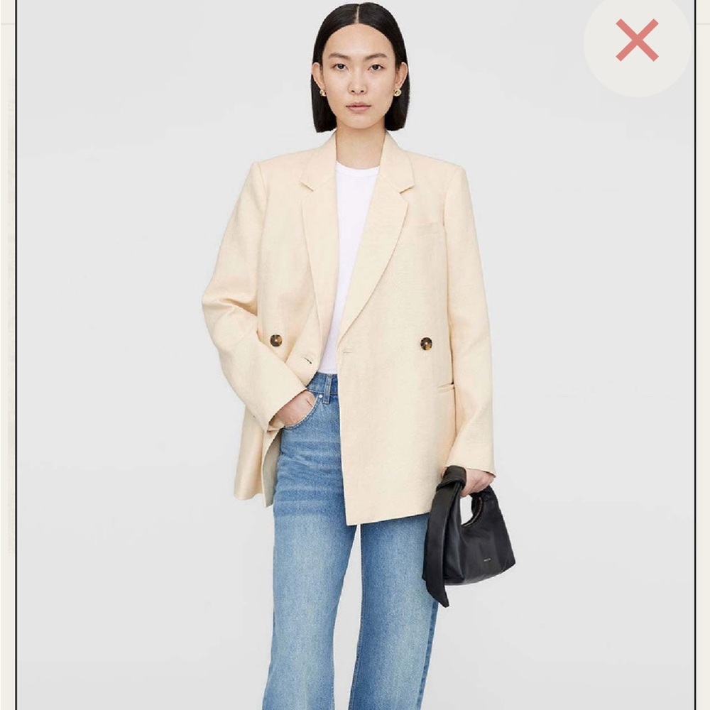 Anine Bing Linen Blazer